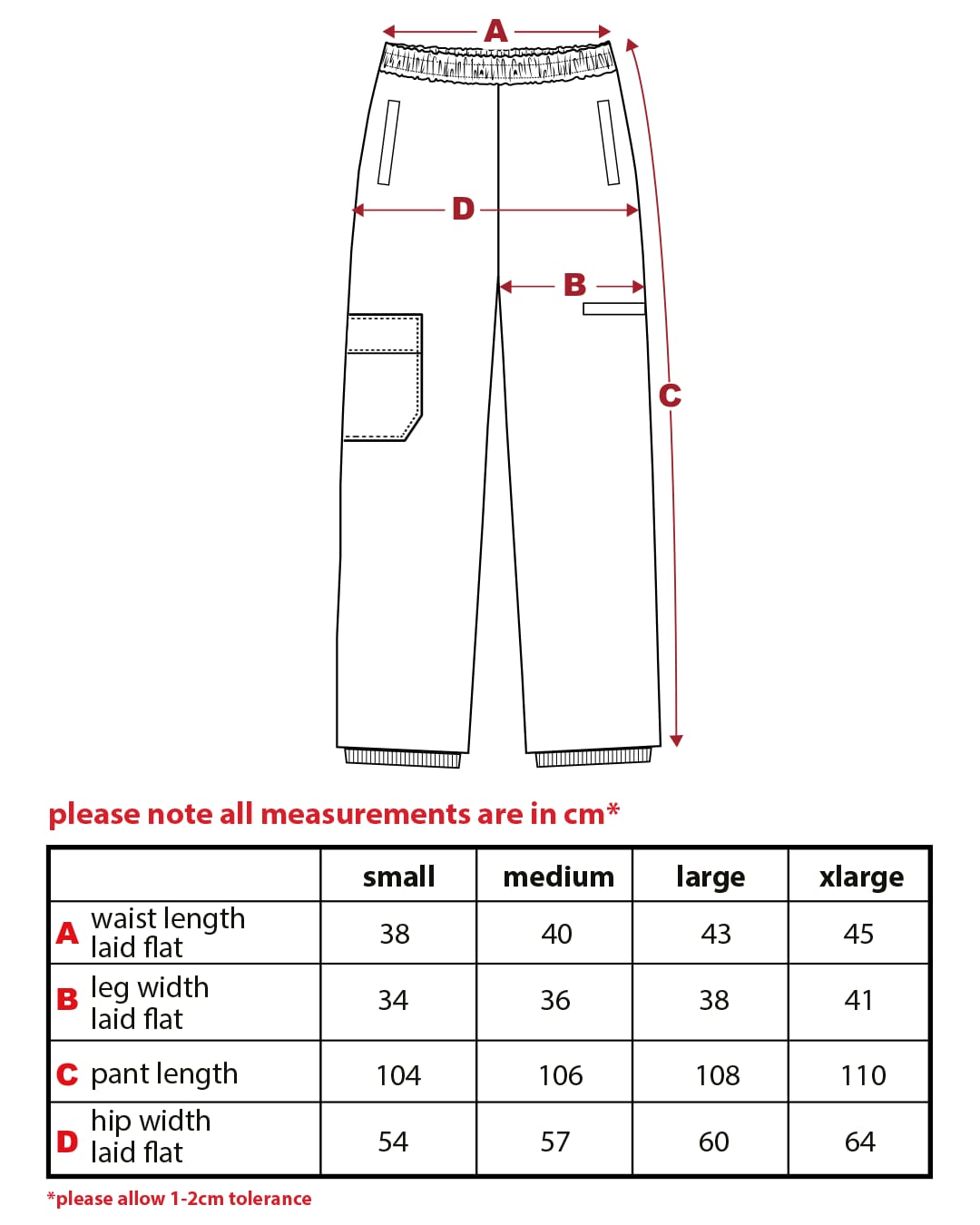 92 track pant - clearance